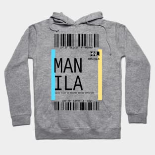 Manila Philippines planet ticket Hoodie